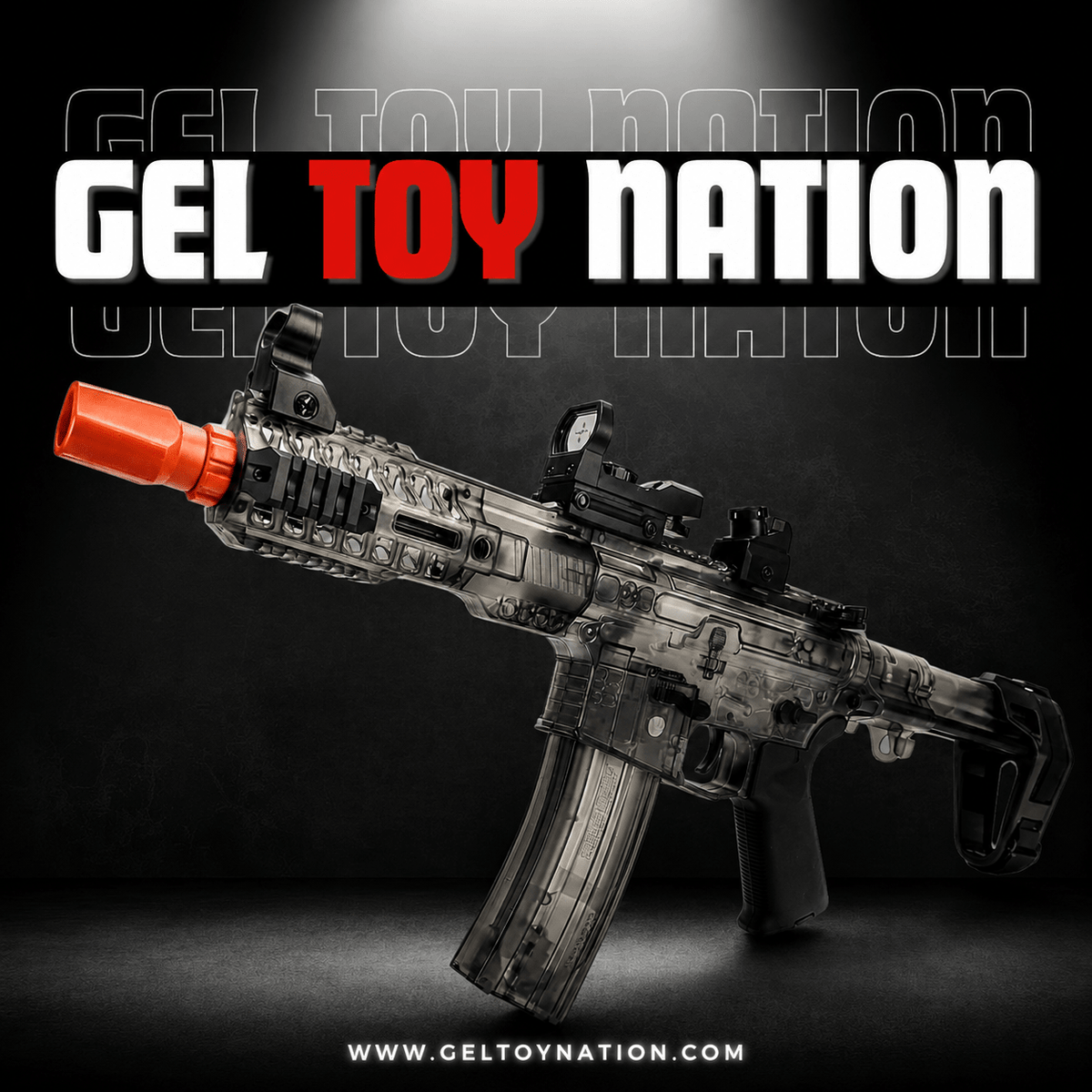 GEL TOY NATION 140+ FPS Full-Size Automatic Gel Ball Blaster US-STOCK
