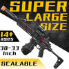 GEL TOY NATION BLACK MCX WITH LED Tracer High Speed Semi and Fully Automatic GEL BLASTER US-STOCK