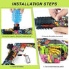 GEL TOY NATION CS006 Graffiti Electric Hopper-Fed Gel Ball Blaster