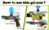 GEL TOY NATION CS006 Graffiti Electric Hopper-Fed Gel Ball Blaster