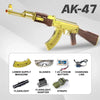 GEL TOY NATION DUEL MODE Electric AK-47 Gel Ball Blaster US-STOCK Golden