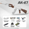 GEL TOY NATION DUEL MODE Electric AK-47 Gel Ball Blaster US-STOCK Silver