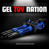 GEL TOY NATION PREMIUM High-Speed BLUE Gatling Electric GEL Ball Blaster US-STOCK