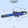 GEL TOY NATION PREMIUM High-Speed BLUE Gatling Electric GEL Ball Blaster US-STOCK
