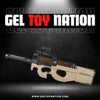 GEL TOY NATION TAN P90 Electric repeating submachine Gel Blaster CN-STOCK